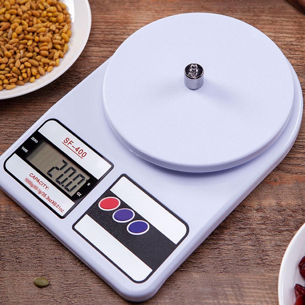 Mini Analog Kitchen Food Scale w/ Removable Measuring Cup - 1000g